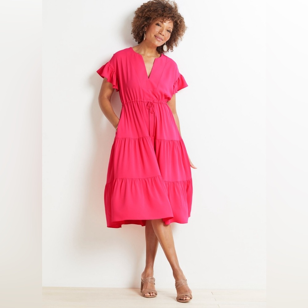 Amanda Uprichard Pink Pegasus Dress Small NWT